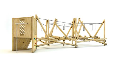 Helm Crag Climber with Platform and Fireman's Pole